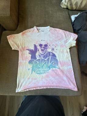 P!nk Official Summer Carnival 2023 Tour Tie-Dye Graphic T-Shirt